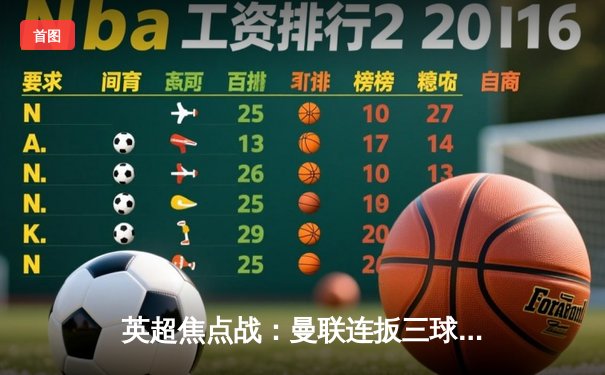 英超焦点战：曼联连扳三球逆转热刺，霍伊伦德传射建功